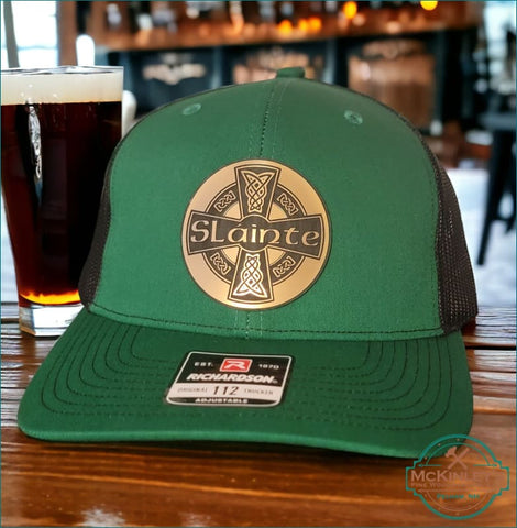 Limited Edition ’Slainte’ Hat - Kelly Green with Black