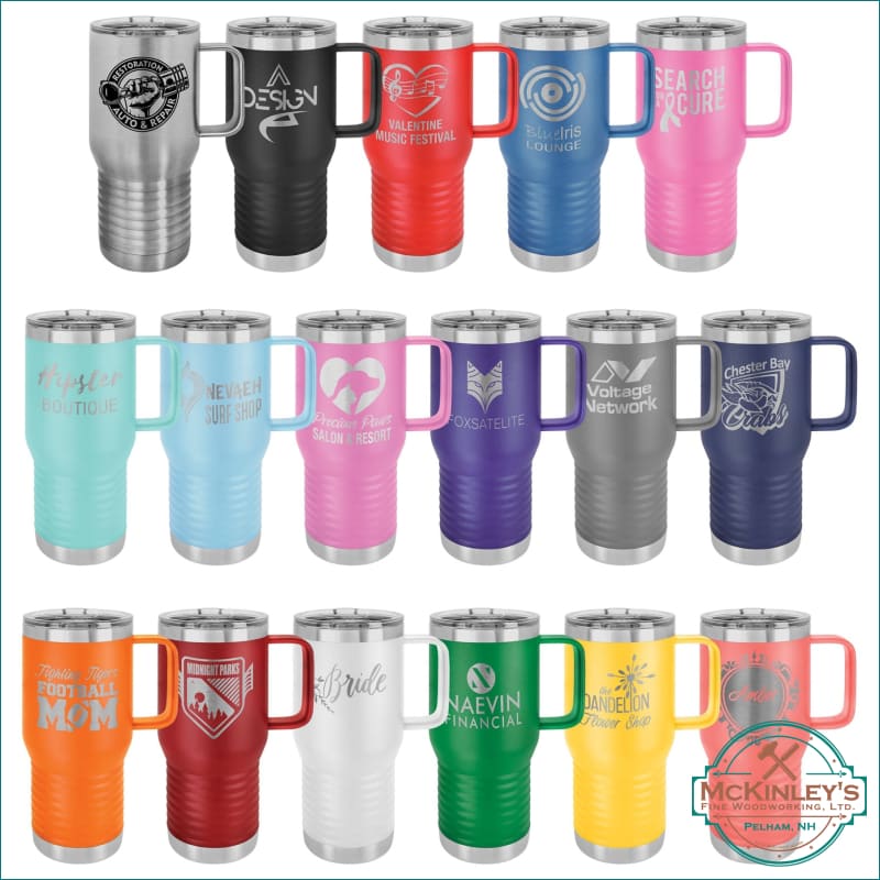 20 oz. Stainless Insulated Travel Mug - Drinkware