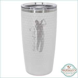 20oz Stainless Steel Insulated Golf Dimpled Tumbler