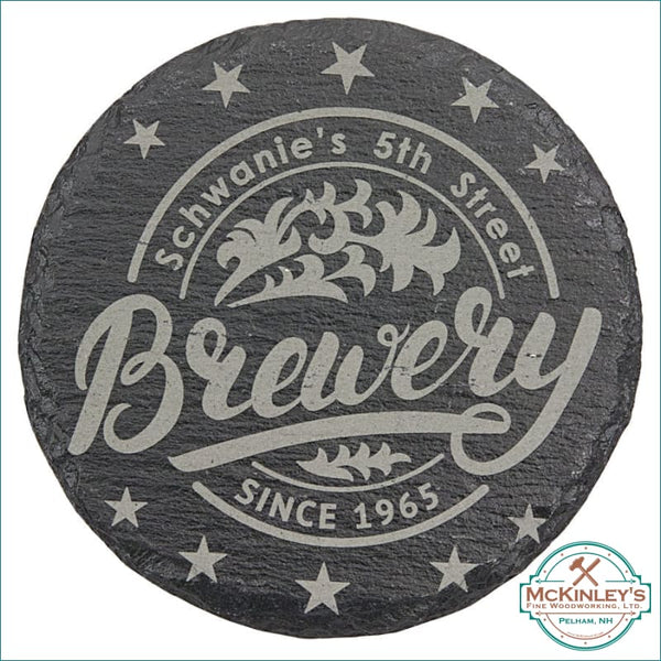 4 Engraved Slate Coasters - Private Order