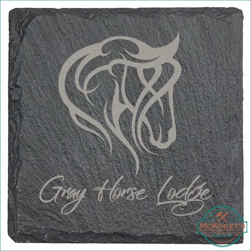 4 Engraved Slate Coasters - Private Order