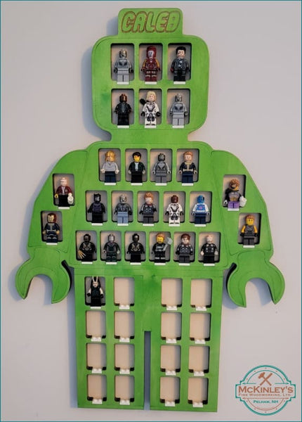 Personalized Bulding Toy Display - Green