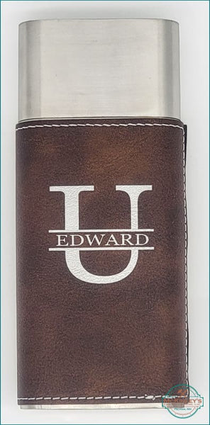Personalized Leatherette Cigar Case with Cutter - Cigar 