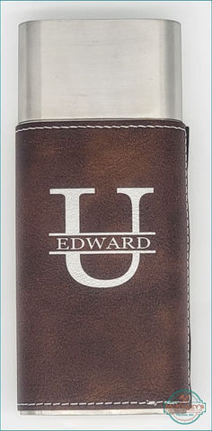 Personalized Leatherette Cigar Case with Cutter - Cigar 