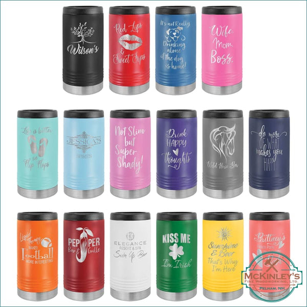 Stainless Insulated Skinny Can Cooler - Drinkware