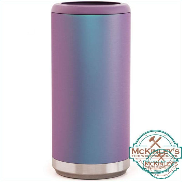 Personalized Skinny Can Cooler - Purple Haze / Split 